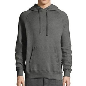 Hanes Nano Premium Charcoal Heather Hoodie